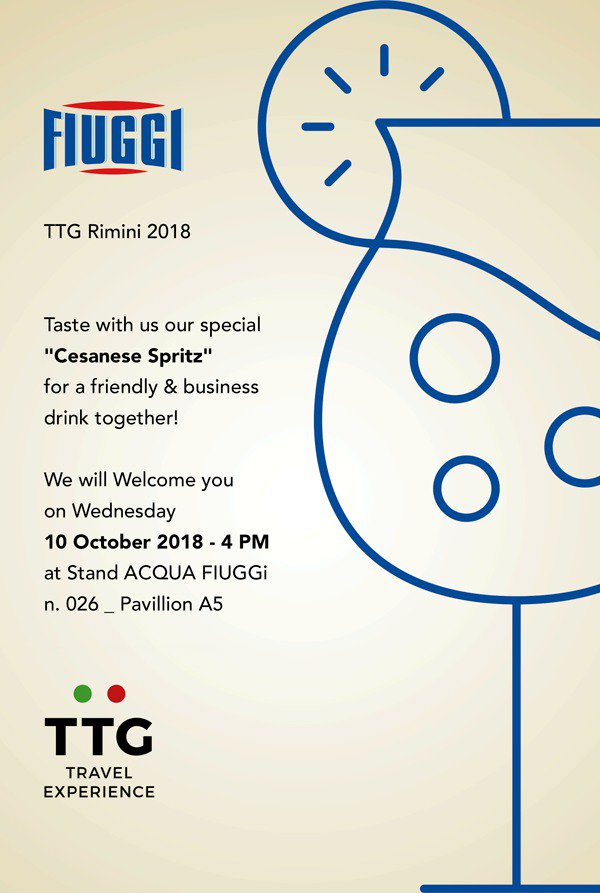 BarLazio's tweet photo. @ttgitalia #ttg18 Spritz al Cesanese e la nostra eccellenza il Panettone al Vino Cesanese con @AcquaFiuggi a #Rimini #ttgtravelexperience https://t.co/D1Js6EdrVC
