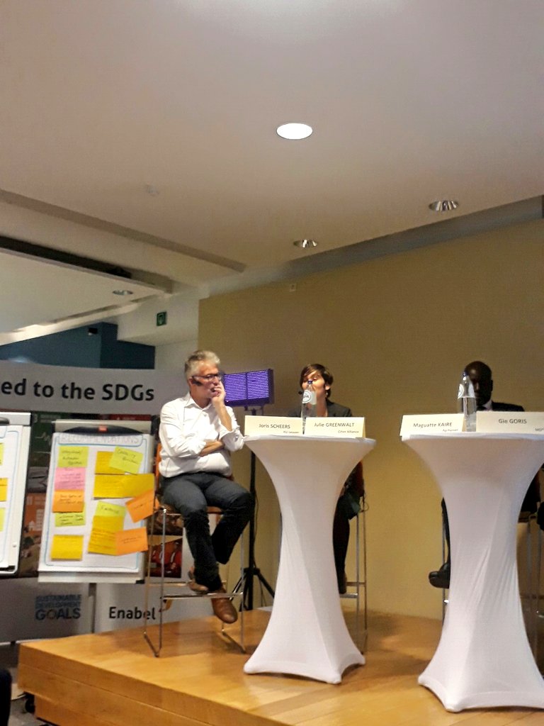 CitiesAlliance's tweet photo. . @CitiesAlliance Julie Greenest recommends women's empowerment in the context of #climatechange. Not because it is an #SDG and sounds good, but because women can be real agents if change! 

@Enabel_Belgium #ClimateDays #SDG5 #SDG13 #genderequity #women #Empowerment https://t.co/rAT7P7uuWt