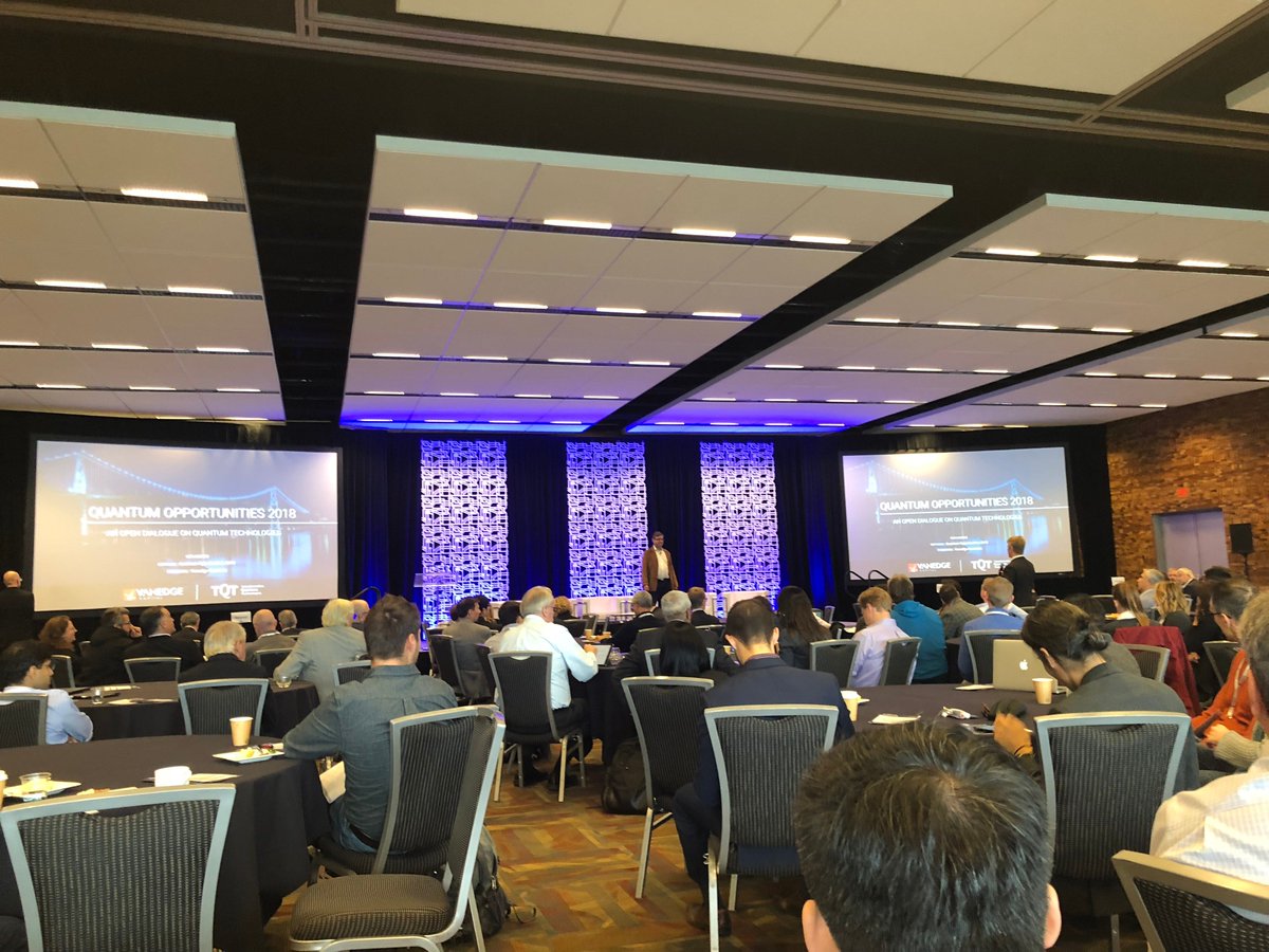 Qindom_Inc's tweet photo. @Qindom_Inc attendance at Quantum Opportunities 2018 Summit in Vancouver, BC.  Thanks to Vanedge Capital and Quantum Benchmark Inc. for the organization! #quantumopportunities #quantum https://t.co/Q857XBK6gd