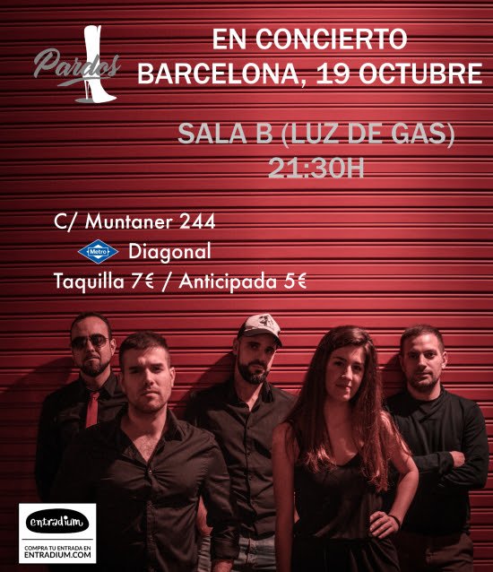 jero22ind's tweet photo. #Evento. @pardosrock actuarán el 19/10 en la #SalaB de Barcelona https://t.co/TSOg8MUvzY https://t.co/PmKMMiL0BN