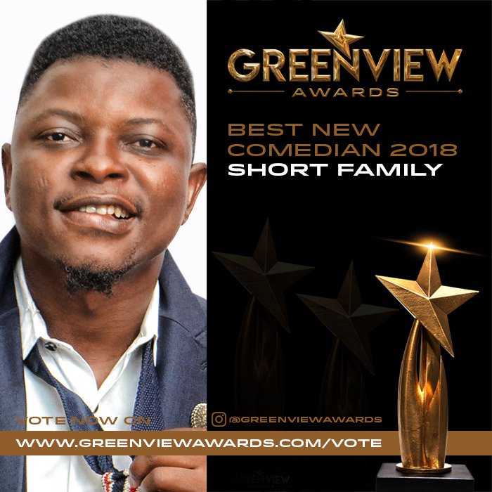 greenviewawards's tweet photo. There are legends and there also exists the new comers who are keen to master their craft to achieve legendary status in the industry.

To vote your choice candidate as the 'Best New Comedian' in the #GREENVIEWAWARDS, please visit -  https://t.co/jmEtzzbptr #GREENVIEWAWARDS2018 https://t.co/mGkRjNDIXv
