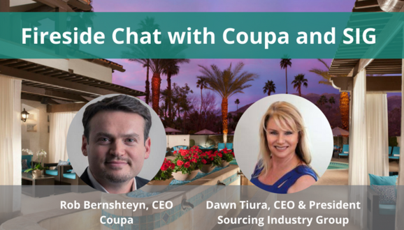 Don't miss this fireside chat with Coupa CEO Rob Bernshteyn and SIG President Dawn Tiura:  "The state of the #sourcing industry".  Coming up Oct. 16th <a href="/rbernshteyn/">Rob Bernshteyn</a> <a href="/DawnSIG/">Dawn Tiura</a> <a href="/SIGinsights/">SIG|ORG</a>      bit.ly/2NuvWsZ