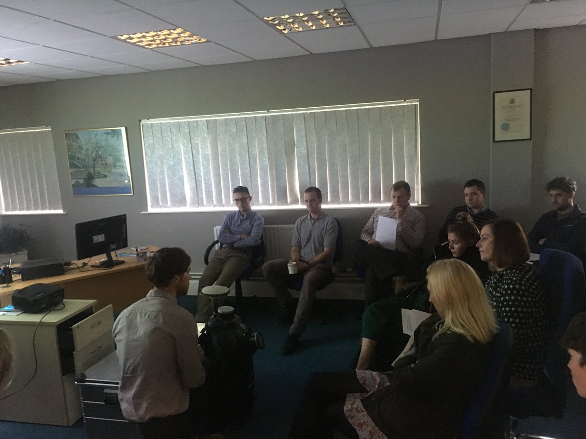 AGsurveying_GIS's tweet photo. This week our Trainee #Surveyor Isaac and Trainee #Mapper Lauren gave a presentation to the team, explaining exactly how they mapped @HighgateCemeter using the @LeicaGeo_UKI Pegasus:Backpack. Brilliant project and great presentation. Good works guys! #cemeterymapping #surveying https://t.co/oYD5CsvQjf