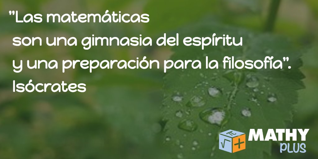 MathyPlus's tweet photo. Una frase para ti #aprendeyaprueba #academiadematematicas #mathyplus https://t.co/55xNHAhgiY
