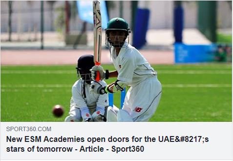 Thank you <a href="/Sport360/">Sport360°</a> for featuring and talking about our new sports academies and developments in 2018.

To read the article, click here: bit.ly/2Pp2SF3