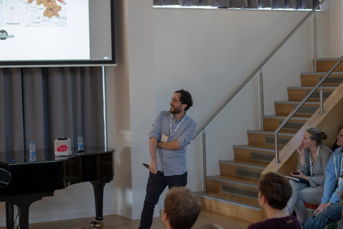 WUR's tweet photo. #InsectSpace2018 | Max Kramer & Baris Ozel from @bugfoundation: "We want to change the eating habit of a whole continent!" #DAFW18 #EdibleInsects https://t.co/RvuZ39JsDq