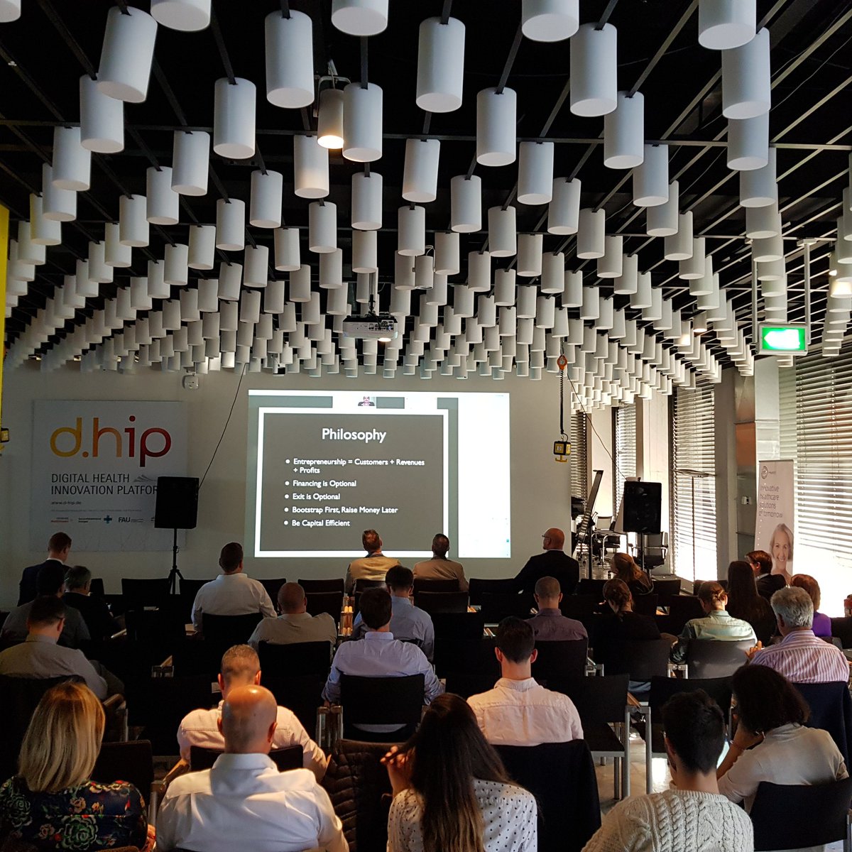 <a href="/sramana/">Sramana Mitra</a> sharing the vision of #1Mby1M at the European Health Catapult Digital Health Semifinal in Erlangen #EHC2018 @EIT_Health_de <a href="/EITHealth/">EIT Health</a>