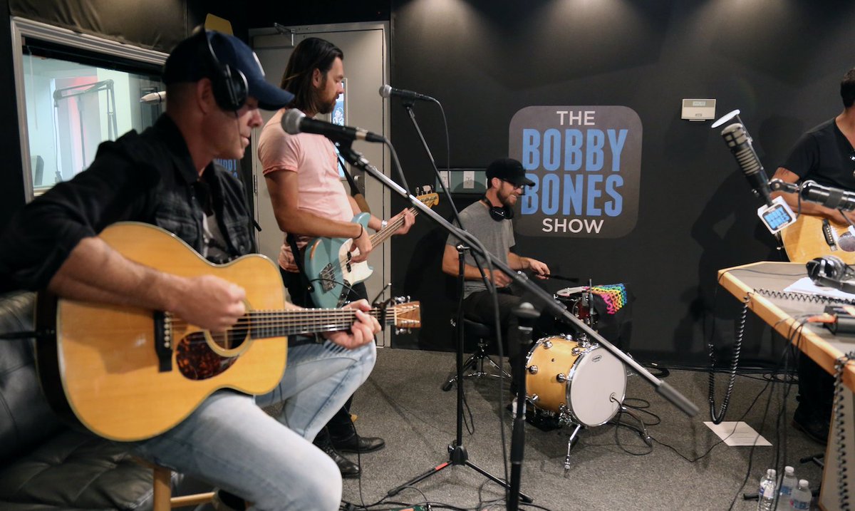 bobbybonesshow's tweet photo. Check out this band totally rocking it this morning for #JoyWeek2018 ๐๐ผ @OldDominion
listen live: https://t.co/UNMHudIJaE https://t.co/XonrFJXsqw
