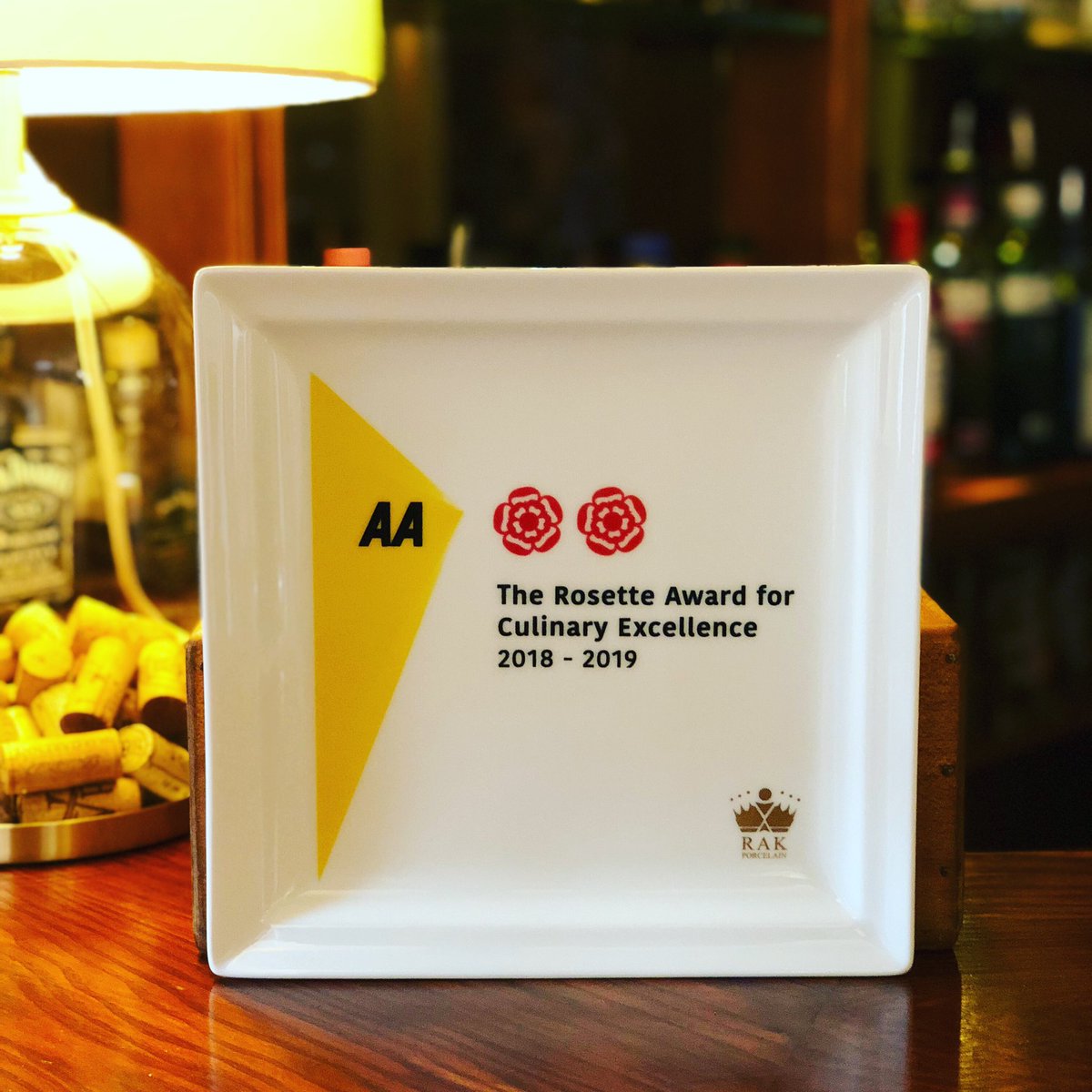 Really proud to have achieved our 2 AA Rosettes again this year <a href="/AAHospitality/">AA Hospitality</a> <a href="/TheAA_Lifestyle/">The AA Lifestyle</a> #finedining #diningout #uppingham #rutland #loveuppingham #restaurantwithrooms #thelakeisle #discoverrutland #rutlandliving #goodfoodguide #goodhotelguide