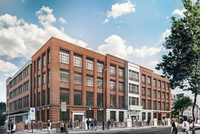 ElizabethC50's tweet photo. The London Screen Academy opens in 2019. Free state-funded for 16-18 year olds looking to become filmmakers teaching behind the camera creative technical skills for the film and TV industry. Founded by #WorkingTitleFilms #TimBevan https://t.co/ID6iYNsfsX