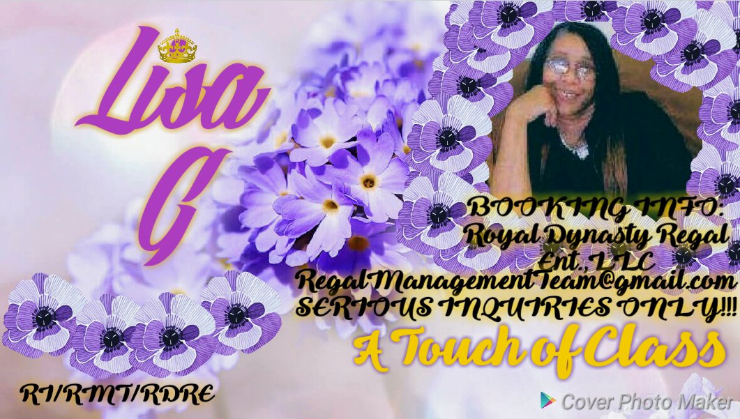 Julz_Crown's tweet photo. #Queen #Diva #Soul #Blessed #Anointedone #GospelGreat #RDRE #RMT #RR617 #Apollo #Julz #ATouchofClass #TeamRoyalty
***Booking Info for Lisa G***
**Serious Inquiries ONLY!!!**
*Please be ready to do business with any artist affiliated with RMT and/or RDRE* https://t.co/fcsNZCSbpd