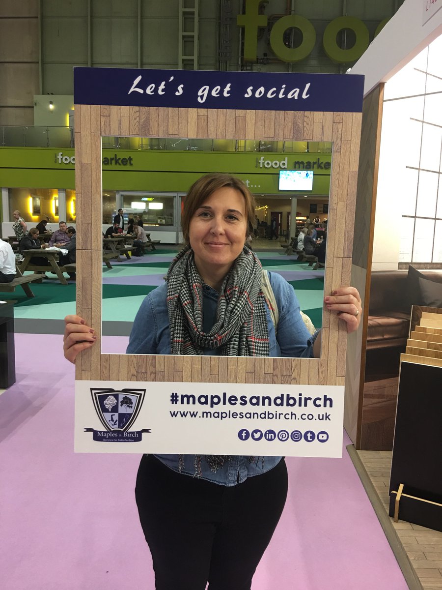 MaplesandBirch's tweet photo. Our first person has entered our @GDLive_UK competition! We are giving away a floor value up to £2000 😃 Make sure you pop by our stand and enter! #GDLive https://t.co/EfQsw7V0pC