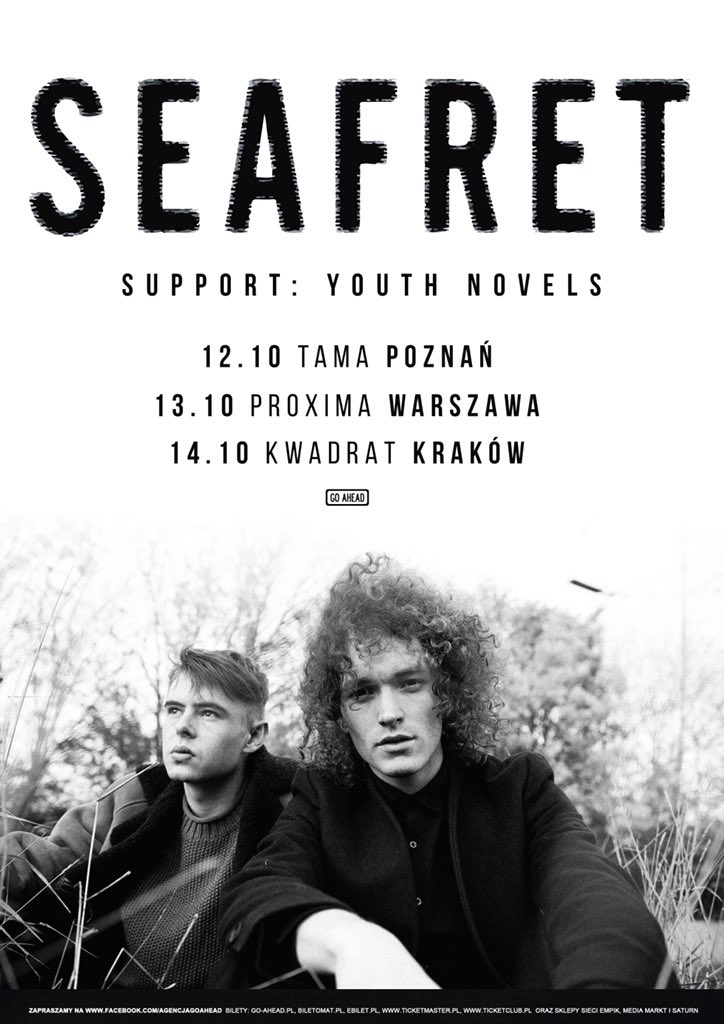 SeafretOfficial's tweet image. Poland! It’s a long drive but we’re coming for you! There’s a few tickets still available. Come and join the party! Get yours here: seafret.com/gigs