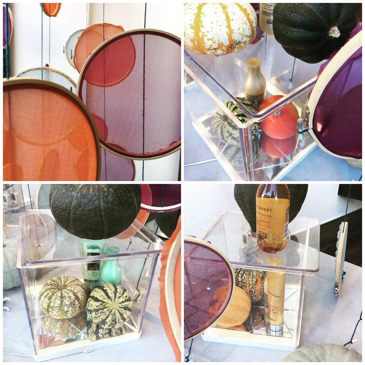 thebusinesstoo's tweet photo. Our gorgeous autumnal window by @camilla_lee_ #windowdisplay #autumn #pumpkin #loreal #autunmcolours #intenserepair #volumetry #professionnel #autunminspired #haircare #thebusinesstoo #sutton #cosy https://t.co/VB8TNQU6CO