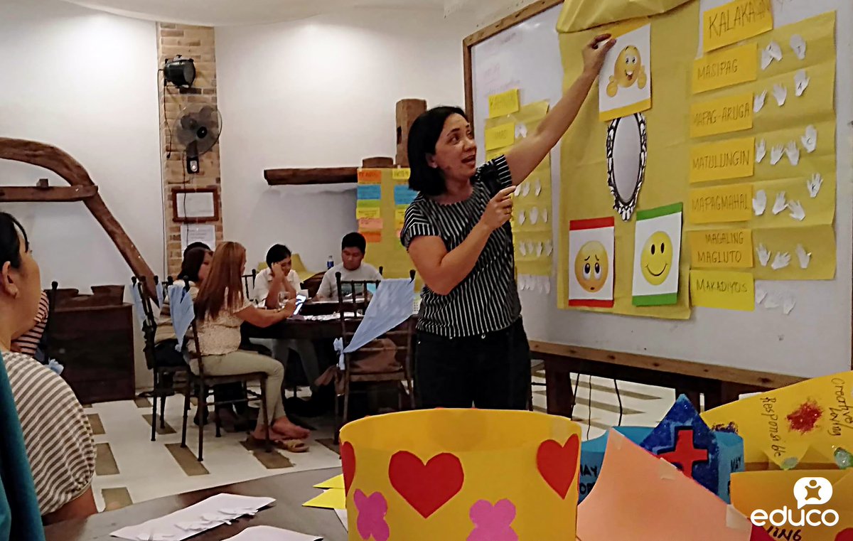 EducoPH's tweet photo. Municipal workers trained are expected to roll out what they learned about Filipino Family Dynamics, Parenting Challenges, Needs of Children, and Gender Sensitivity among other sessions to barangays in their areas this November. #ParentEffectiveness https://t.co/a2yrfxtnN6