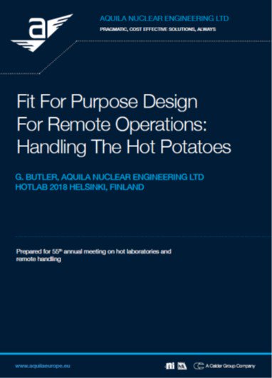 CyclifeAquila's tweet photo. Have you downloaded our latest technical paper, Fit For Purpose Design for Remote Operations: Handling the Hot Potatoes? https://t.co/yWgKIbt9JV
#NuclearEngineering #Nuclear #Containment #ShieldedFacilities #RemoteHandling #TransportandPackaging #HotPotatoes https://t.co/0kmYfdBFuA