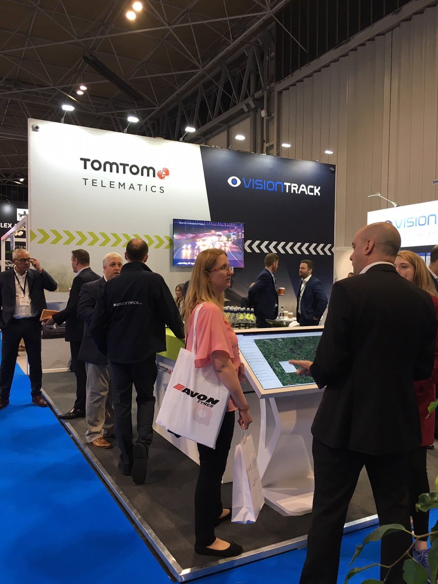 WebfleetNews's tweet photo. Having a great day so far at @FleetLive. If you haven't already done so, pop by stand E6 where our team can give you advice on how integrated telematics can revolutionise your fleet #FleetLive https://t.co/SAdVMKS19j