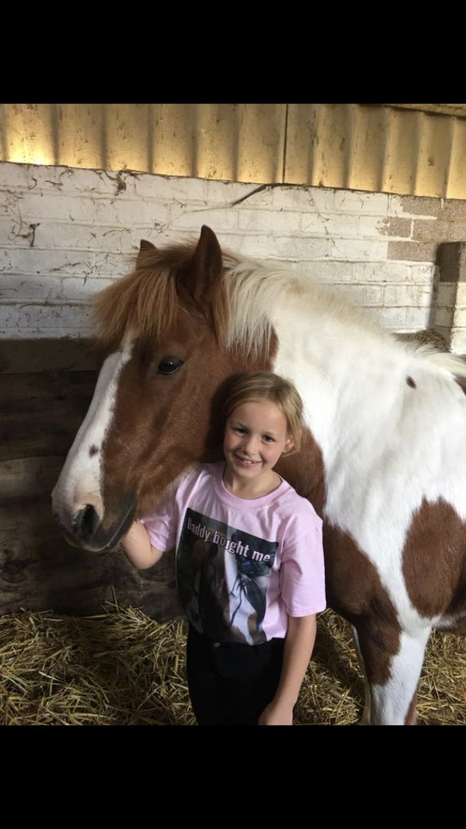 Jess her her new horse PINTO