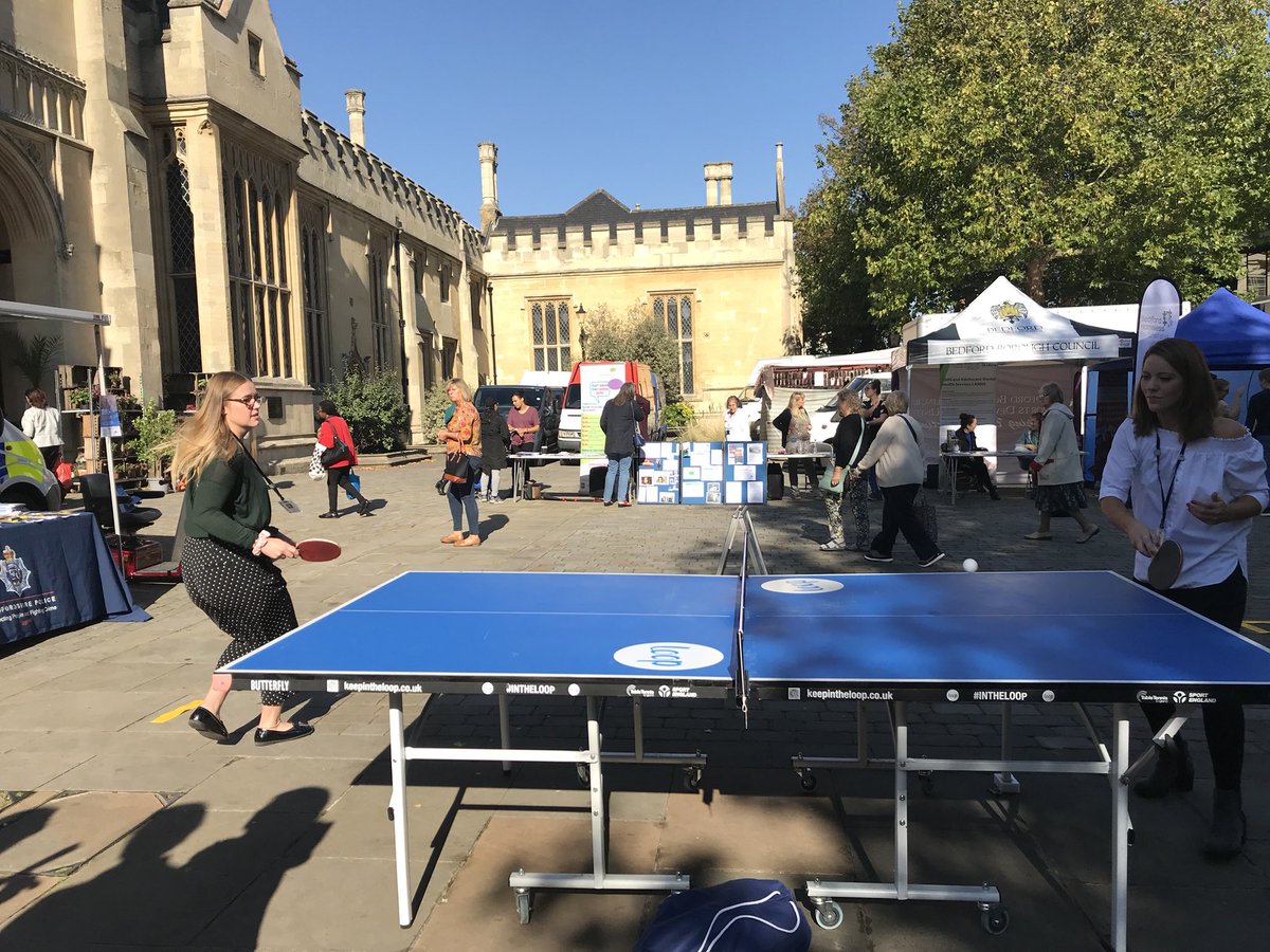 Table tennis, come on girls @bedspolice @lesley1986 @MentaIHeaIthUK @WMHDay @WhittredJaki