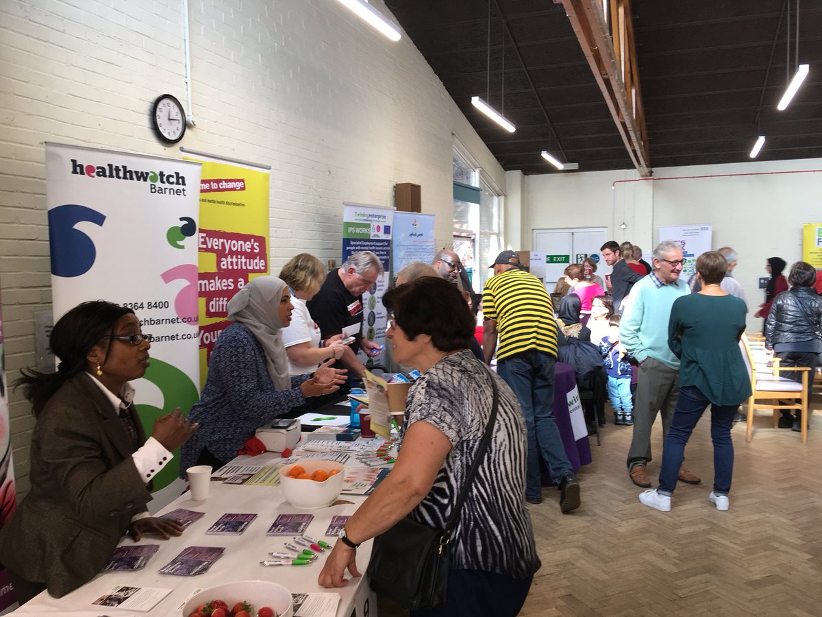Our World Mental Health Day celebrations are in full swing! There’s a great range of organisations here with us providing valuable information to our attendees, make sure to stop by and say hello! #worldmentalhealthday #mentalhealth #barnet #wellbeing <a href="/BarnetCouncil/">Barnet Council</a>