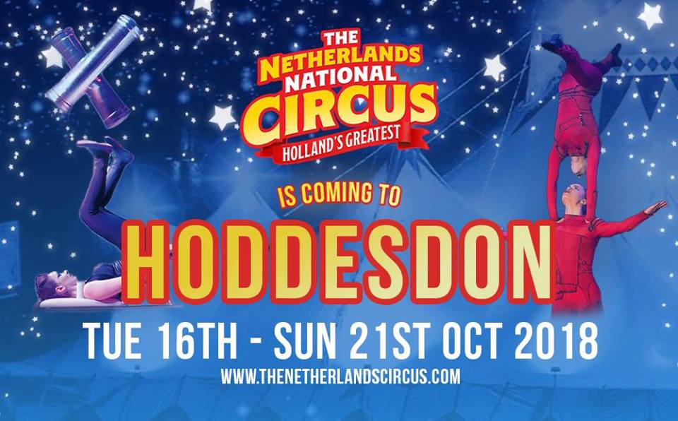netherlandscirc's tweet photo. Netherlands National Circus. #Hoddesdon 16th - 21st Oct 2018. Book discounted tickets today at https://t.co/0W7cd6aAAv 
#Poundclose #netherlandscircus #netherlandsnationalcircus #bigtop #candyfloss #popcorn #familyshow #whatsoninhoddesdon  #circus #show #kidsshow #familyfun https://t.co/B0BBqYSF0p