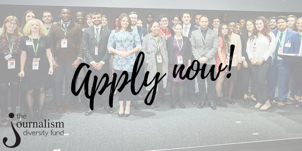 Hoping to begin your <a href="/NCTJ_news/">NCTJ</a> studies with <a href="/journalistworks/">JournalistWorks</a> next year but worried about costs? <a href="/The_JDF/">The_JDF</a> could help pay for your course fees and/or expenses. Application deadline 7 November journalismdiversityfund.com/apply
