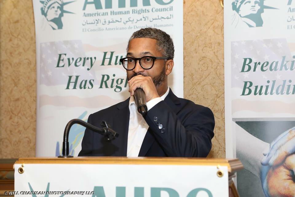 AHRCUSA's tweet photo. AHRC Exemplary Leadership award was presented to the Hon. Reggie Davis, a radio icon and advocate for non-violent conflict resolution, and the founder of the CeaseFire Youth Imitative, Inc., life-time devotion to curbing youth violence. #AHRCUSA #Detroit #ReggieDavis #imadhamad https://t.co/0Ui3RaZ2ql