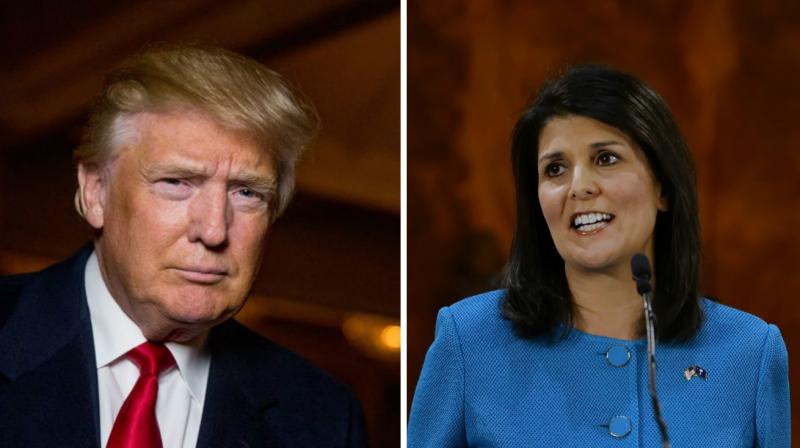 kaistha_deepak's tweet image. (1/2) #dkodingtrump 
Has departure of @nikkihaley confirmed inability of @realdonaldtrump to retain his #talent❔Nobody can count no of exits from his cabinet. Sooner or later it is bound to affect perf‼️#dkoding 
@Ajeetkumar06 @IvankaTrump #NikkiHaley #trump #USA #IvankaTrump