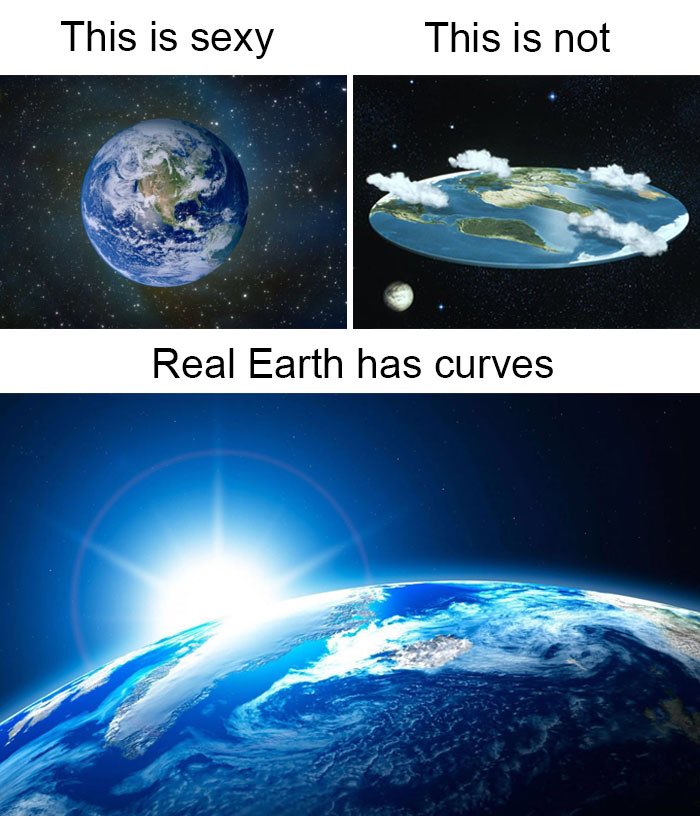 GuiltyInAK's tweet photo. #FlatEarth https://t.co/C3XbUIJSFT