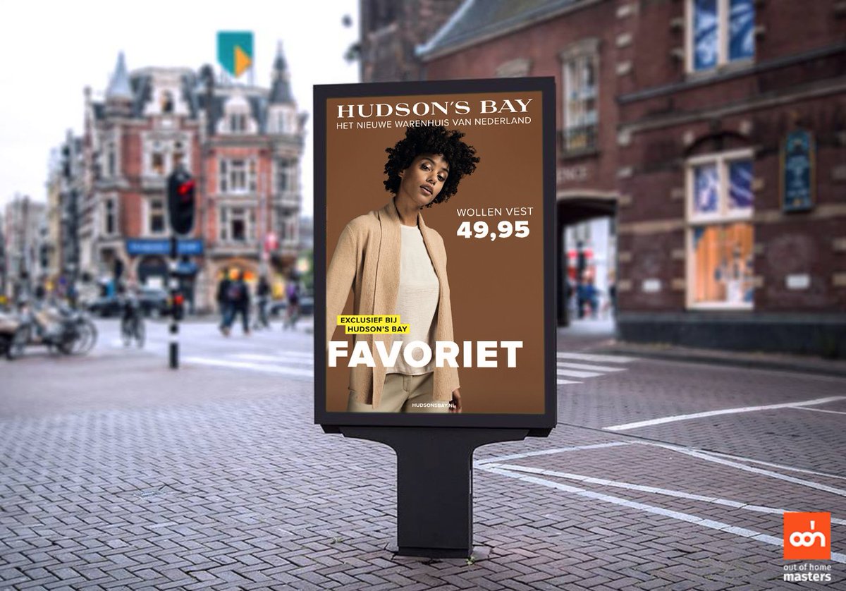 Campagne: Hudson's Bay Nederland, Het nieuwe warenhuis van Nederland.

#OOH #Buitenreclame