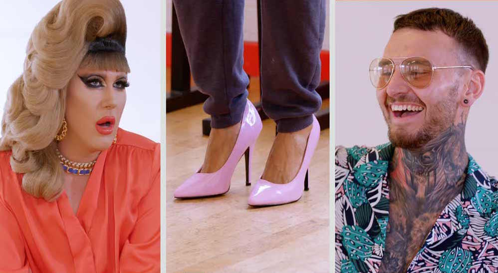 MTVUK's tweet image. CATCH UP 📽: @jodieharsh has a lot to teach these lads... 💁 👠 💁 &amp;gt;&amp;gt; fal.cn/SEA9 #RefreshersWeek presented by @strongbowuk