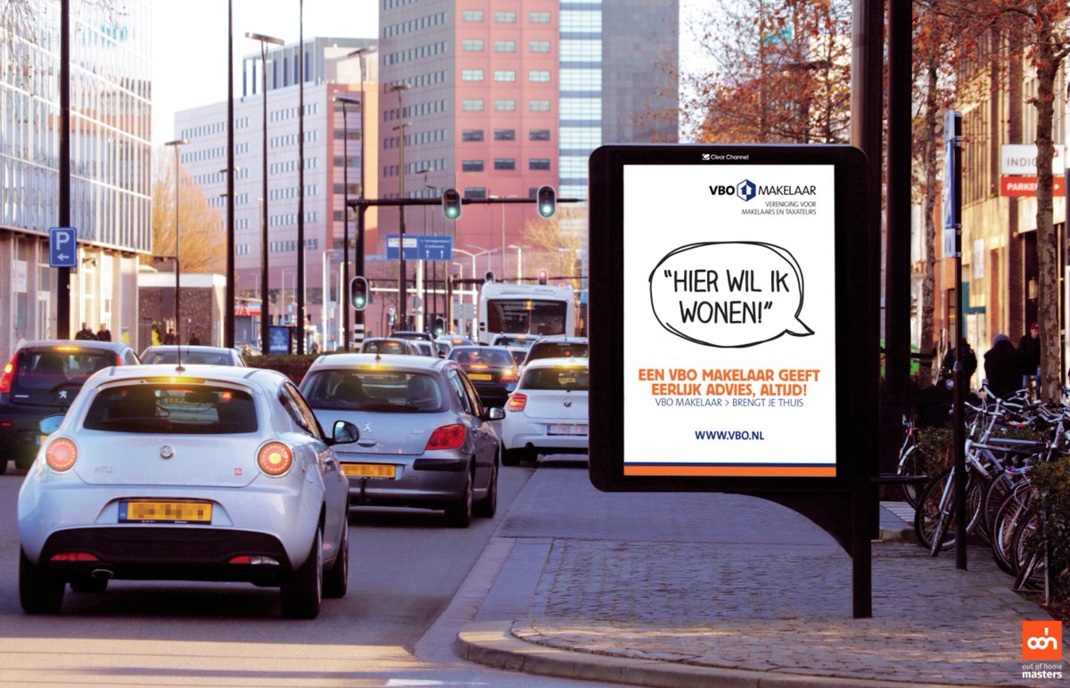 Campagne: VBO Makelaar, een VBO makelaar geeft eerlijk advies, altijd! 

#OOH #Buitenreclame