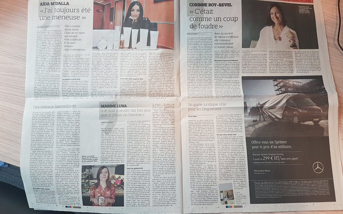 Chloe Woitier On Twitter Aujourd Hui En Supplement Du Figaro Le Figaro Entrepreneurs Special Entrepreneuses