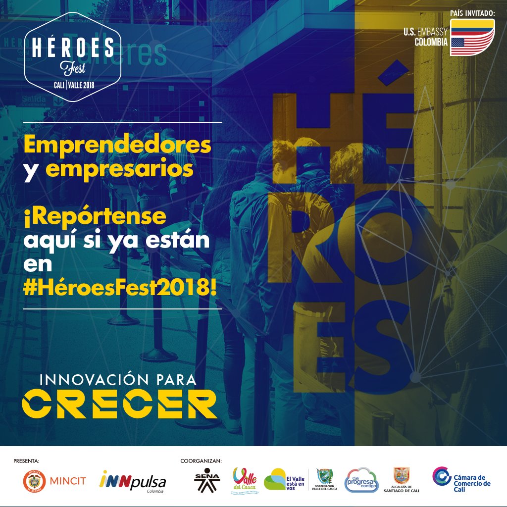 Heroes_Fest's tweet image. Dale RT a esta imagen y cuéntales a tus amigos que ya estás aquí en #HéroesFest2018 siendo parte de un evento imperdible.