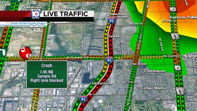 #TRAFFICALERT Crash on I-95 NB at Sample Rd. Right lane blocked https://t.co/a6eq3cSshv