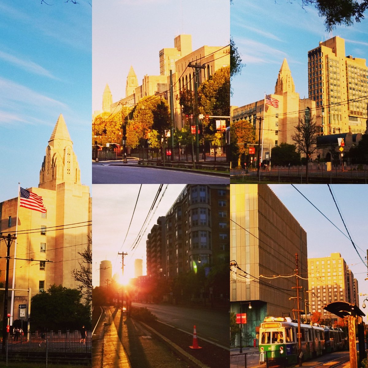 daryldeluca's tweet photo. Early morning Glow at Boston's first light creates a beautiful photo visual compliments of Mother Nature's daily miracles,  as she 'drenches' Boston University's Charles River Campus along Commonwealth Avenue.  @applytobu @BU_Tweets @bualumni #BU2022  #burooftoptour https://t.co/dBTiB7FCYH