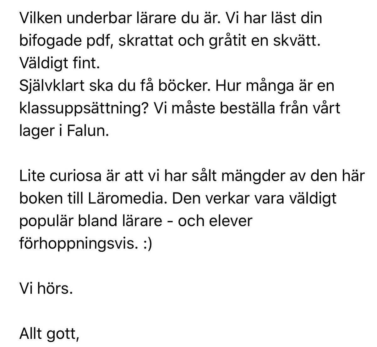 visesiskolan's tweet photo. När man mailar @sekwa förlag och ber om en klassuppsättning No och jag och får ett ”Självklart ska du få böcker” - svar.... då är det fest. #passaboken #B216 https://t.co/JAyRQFxQkI