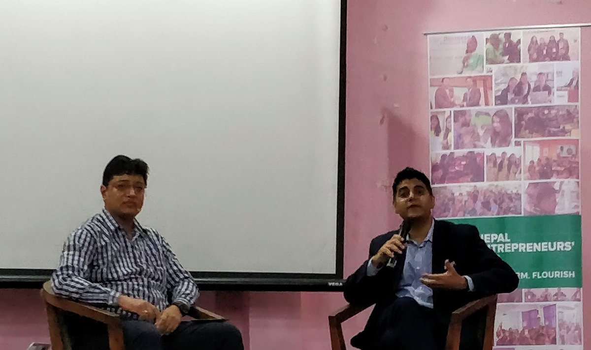 Fireside chat with <a href="/ChandraBalani/">Chandra Balani</a>.

We work as if we just open today, every day.
#nehub #inspired
@nehub_ <a href="/sushak/">suman shakya</a>