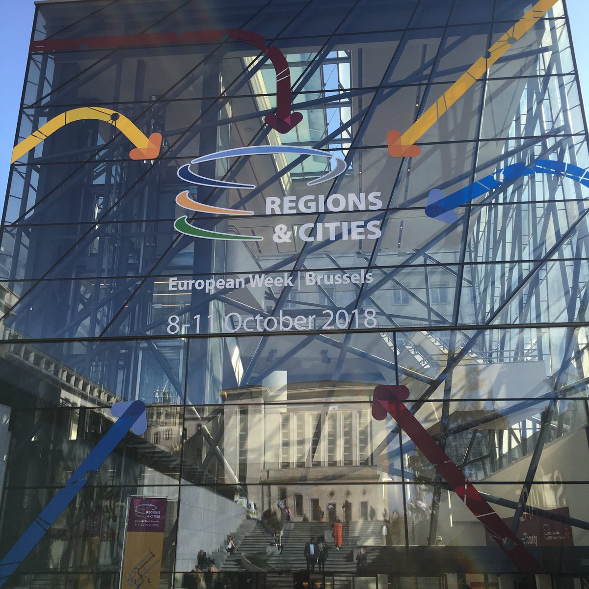 Great to be at the EU Regions &amp; Cities conference in Brussels! Lots of interest in #NatureBasedSolutions from city decision-makers #EWRC2018