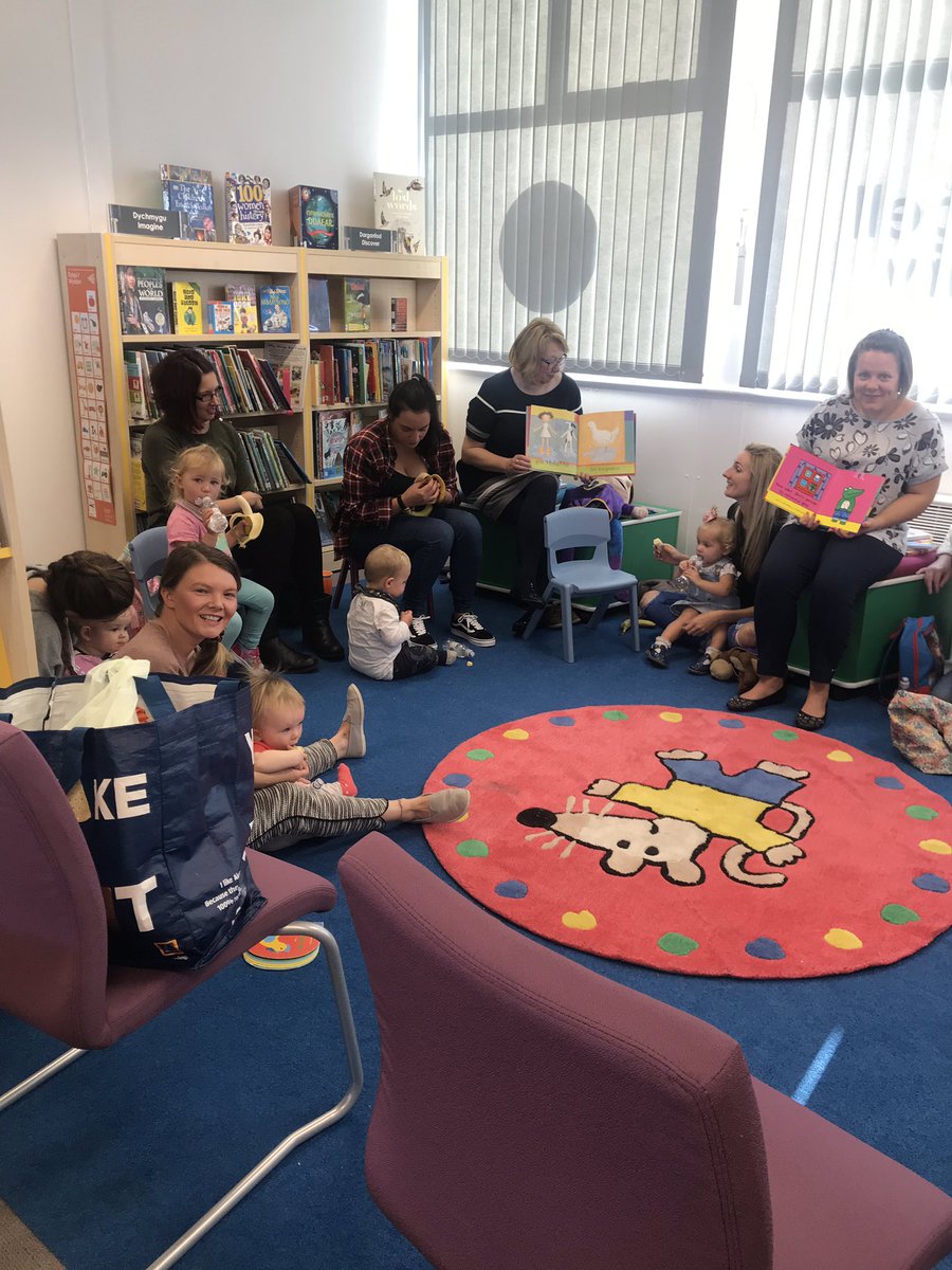 TiaFiRhuddlan's tweet photo. WAW!! Am bore ffantastig yn Llyfrgell Rhuddlan yn cael sesiwn hyfryd Stori a Chan.
WOW!! What a fantastic morning in Rhuddlan Library for our Song and Story session.
#llyfrgellrhuddlan #Wythnosllyfrgelloedd #Rhuddlan @MudiadMeithrin @LlyfrgellDinb https://t.co/oOYQKiDDLN