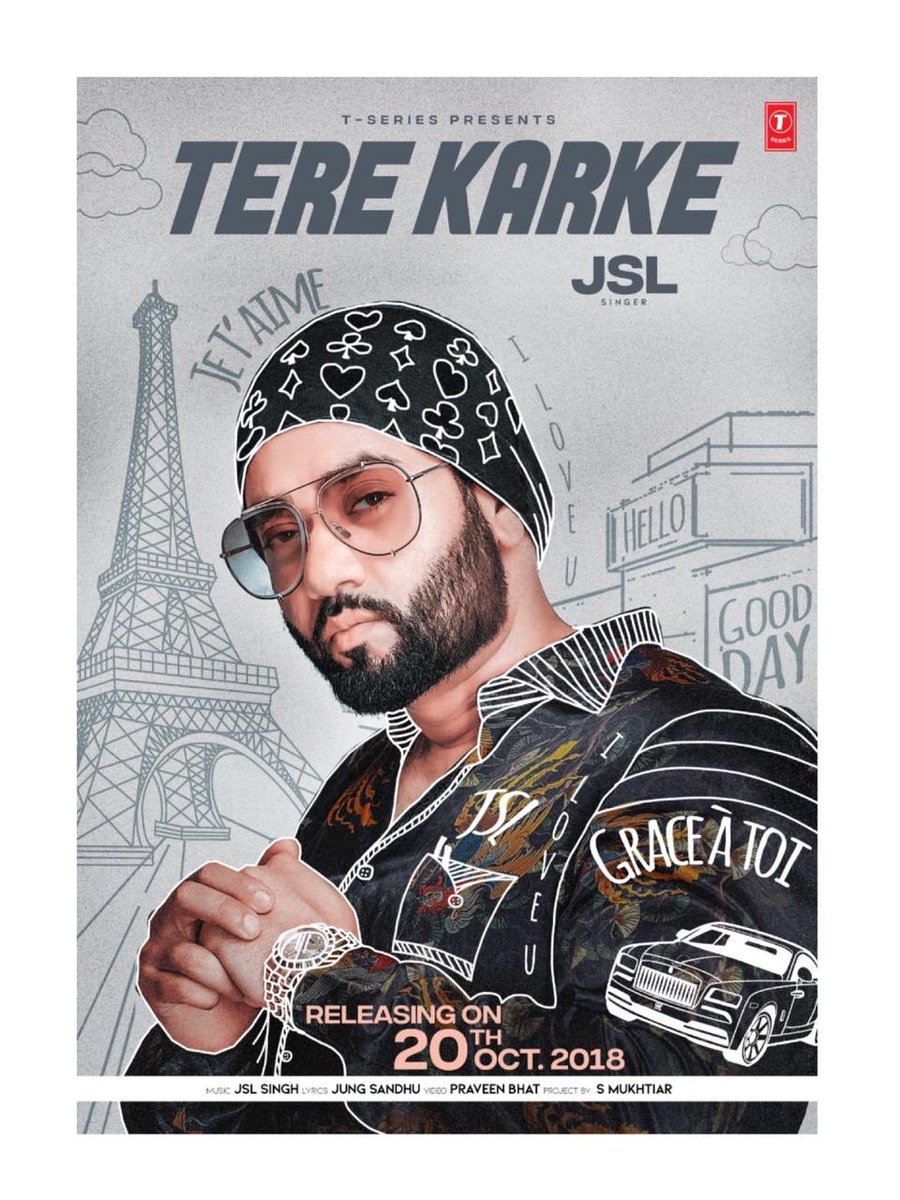 praveenbhat's tweet photo. Awaiting for this one eagerly #terekarke @jslsingh @TSeries 
.
#newsong #jslsingh #praveenbhat #musicvideo #videodirector #punjabisong  #parismusic #parismusicvideo https://t.co/gVmXWQNe80