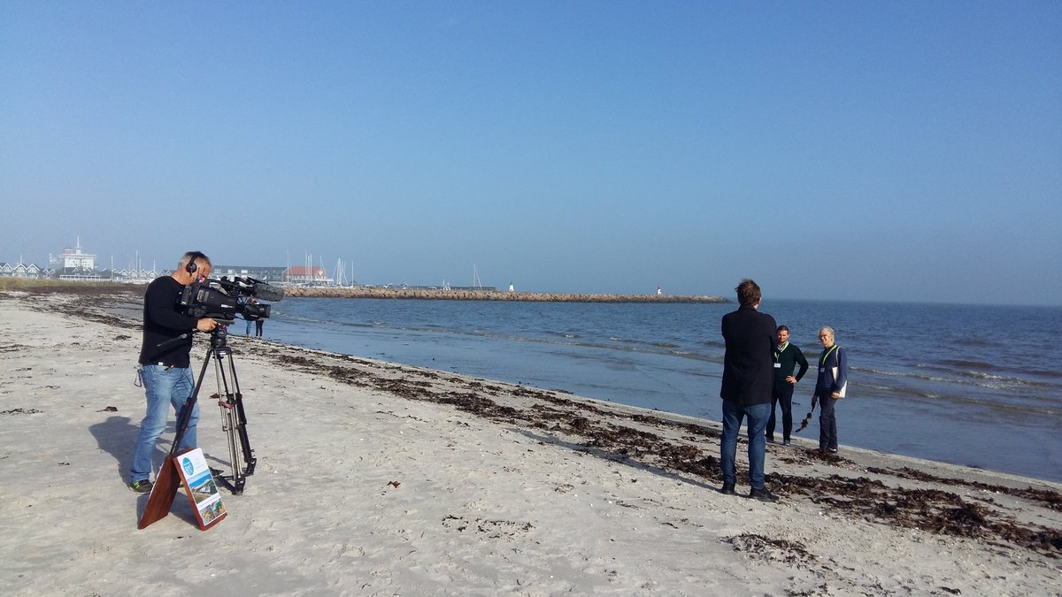 Danish television TV2 Østjylland visiting 8th Nordic Seaweed Conference and talking to upcoming seaweed producers #NORDICSEAWEED18