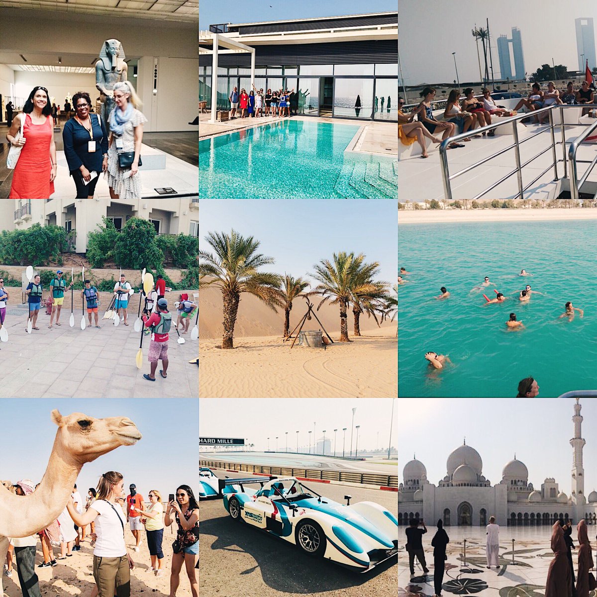 MIForums's tweet photo. Putting the fun in networking courtesy of our Forum partner @TouchPlus971 
Yesterday ‘notworking’ activities such as an #AbuDhabi cultural tour, a visit to Zaya Nurai Island, Ferrari World, Louvre Museum, a cruise to Lulu Island and a desert safari!
#MIFabudhabi #TouchPlus971 https://t.co/99zrCWuaIr