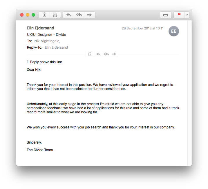 Wow <a href="/divido/">Divido</a> it's extremely unprofessional. I have never heard about you, but now I know, that your hiring department is lead be interns.