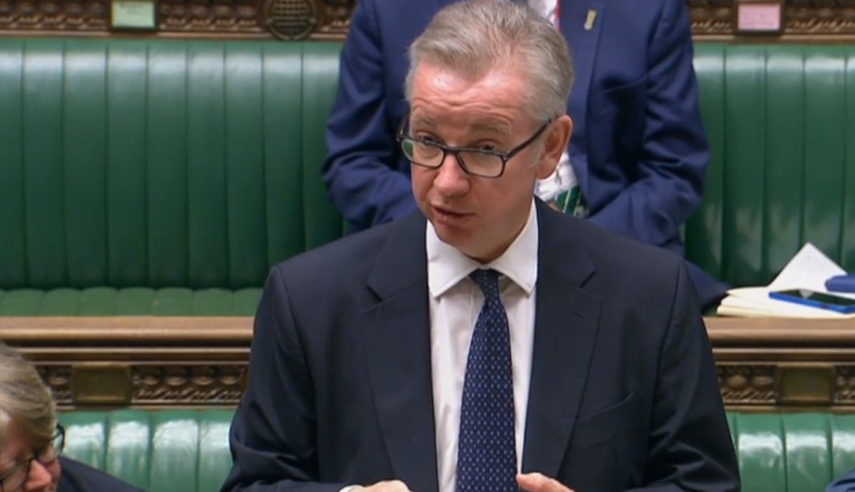 .<a href="/michaelgove/">Michael Gove</a>: "if we want the environmental benefits farmers can provide, we must ensure they remain profitable buisnesses".  You can't go green if you're in the red!  #AgricultureBill #backbritishfarming