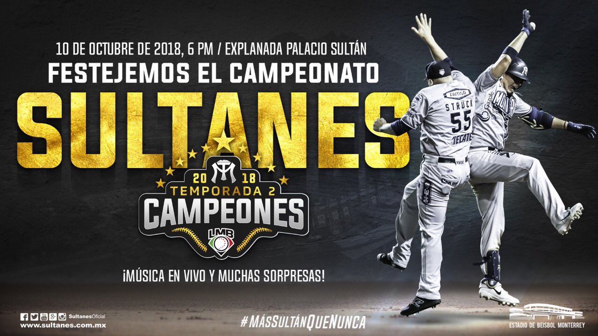¡EL TRONO SE QUEDA EN CASA 👑!

Los esperamos hoy para el festejo por el décimo título de la <a href="/LigaMexBeis/">Liga Mex Beis</a> en la explanada del Palacio Sultán 🏟.