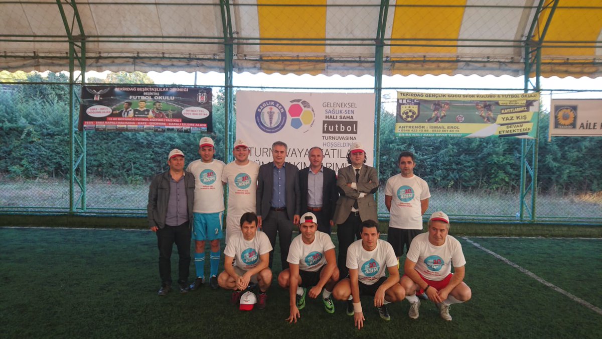 Müdürlüğümüz futbol takımı sahaya "Her Gün 10 Bin Adım" yazılı tişört ile çıkarak 3-4 Ekim Dünya Yürüyüş Günü faaliyetlerimize destek vermiştir. #HerGün10BinAdım