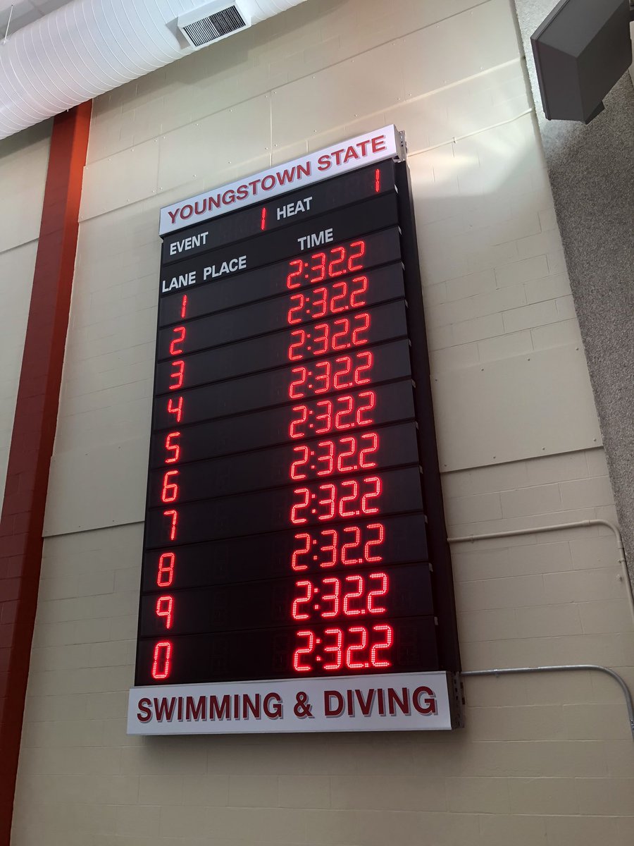 Updated scoreboard up and running!  Ready to start off the dual meet season this Saturday at home vs. <a href="/DuqSwimDive/">Duquesne Swim & Dive</a>!