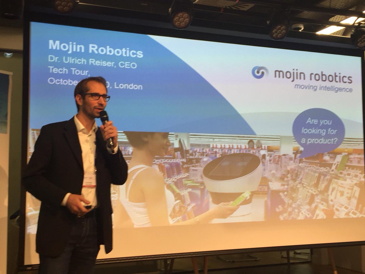 Tech Tour (@techtourhq) on Twitter photo Mojin Robotics Care-O-bot 4 is the product vision of a mobile robot assistant to support humans in their daily life. “Bringing intelligent robotics technologies out of the factory and into everyday environments”. Now pitching at the 2018 Deep Tech Summit <a href="/mojin_robotics/">Mojin Robotics</a> #DTSL18 Mojin Robotics Care-O-bot 4 is the product vision of a mobile robot assistant to support humans in their daily life. “Bringing intelligent robotics technologies out of the factory and into everyday environments”. Now pitching at the 2018 Deep Tech Summit <a href="/mojin_robotics/">Mojin Robotics</a> #DTSL18
