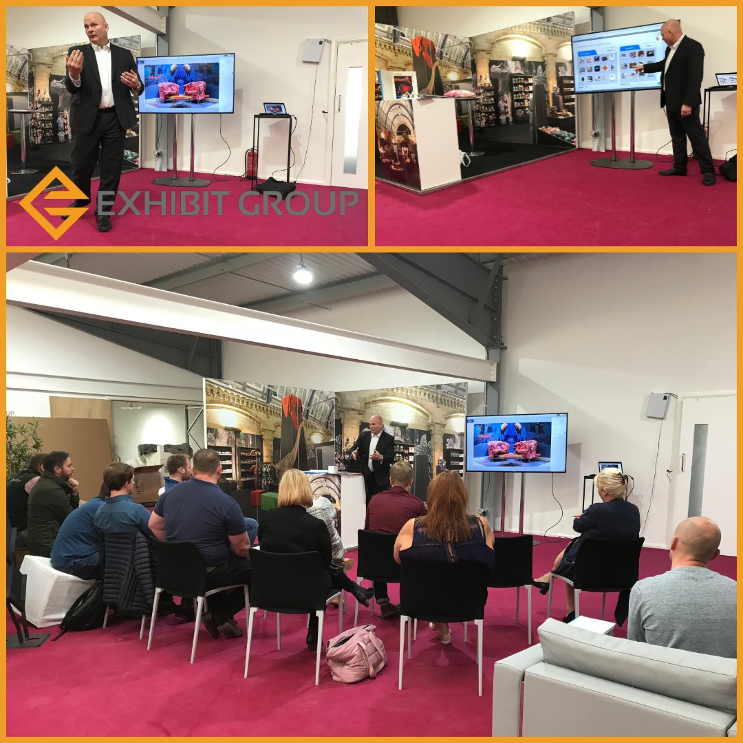 ExhibitGroup_UK's tweet photo. We had a fantastic #training session with Jason from @perfectcolours today! Learning about the extra capabilities of our HP Latex Printer. If you have any #graphics requirements, please get in touch! https://t.co/g2ESZ4mWMK